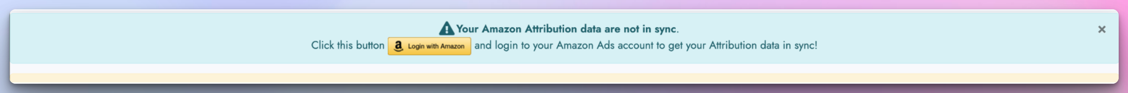 Login with Amazon button