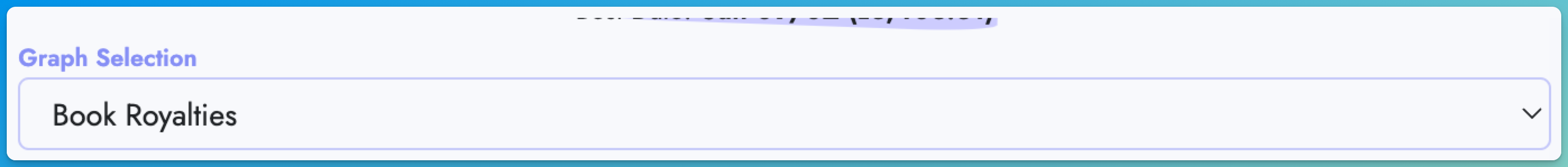 Graph Selection dropdown for All Stars Bonus