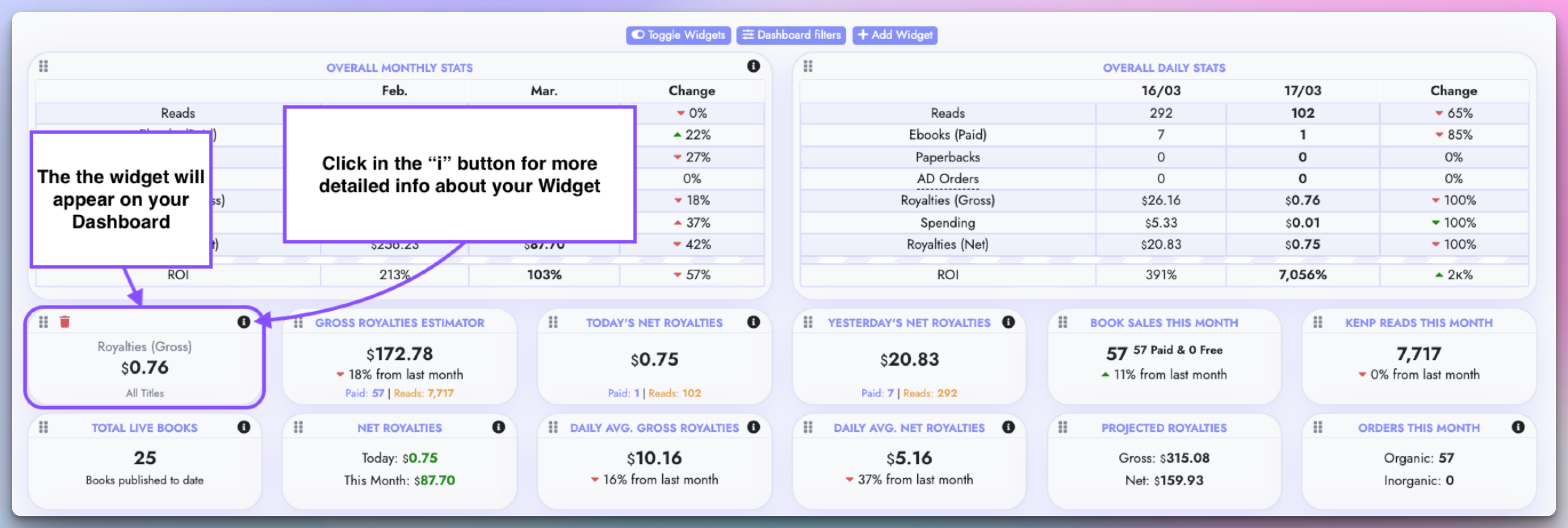 Custom widget configuration