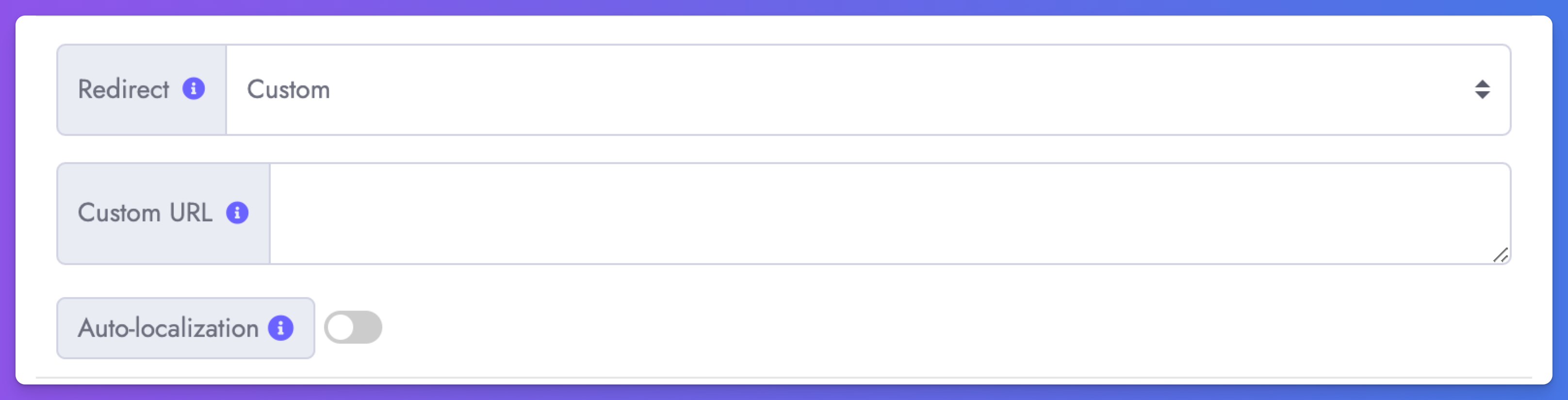 Custom URL for Smart Link